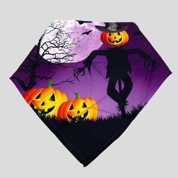 NWT Wool + Pepper Co. (3) Halloween Themed Dog Bandanas - Picture 3 of 4